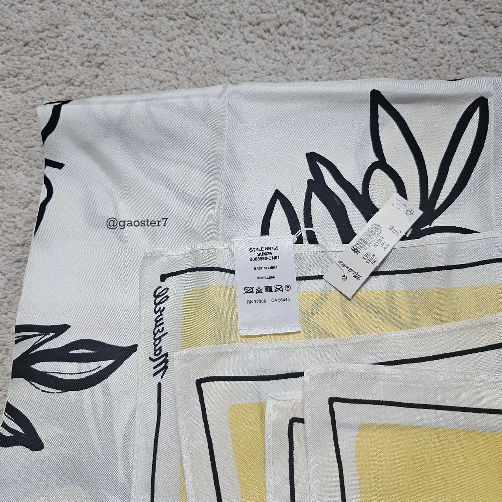Madewell Medium Silk Bandana - Picture 6 of 7